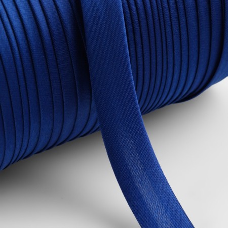 Oblique bike, satin, 15 mm × 132 ± 1 m, blue color No. 9087-1