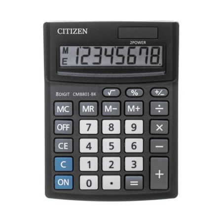 CITIZEN BUSINESS Line "CMB801BK", 8-bit, 103 x 138 x 24 mm, double power, black-2