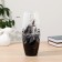 Vase "Black and white rose" D-7.5x11x26 cm
