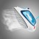 Iron Energy EN-339, 2200 W, ceramic sole, 350 ml, blue and white