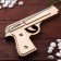 Souvenir weapon "Rezin -shooting" collected 21x12 cm