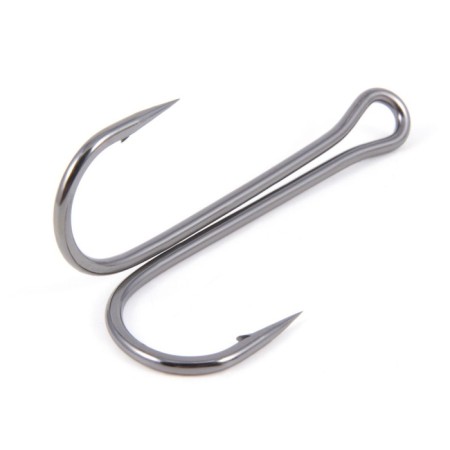 The hook Namazu Double Hook Long, size 40 Int, BN color, double, 40 pcs.-1