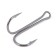 The hook Namazu Double Hook Long, size 40 Int, BN color, double, 40 pcs.