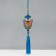 Suspension Textile "Butterfly" Blue 2x6.5x27 cm