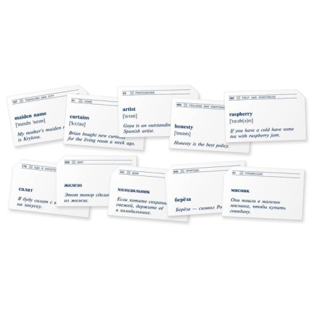 Thematic cards. 500 of the most common English nouns-2