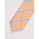 Tie for boys ise, orange color