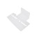 Bracket for PlayStation5, hidden installation, thickness 3 mm, wall, white