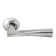 Door handle Rucetti Rap 18 SN/CP, white nickel color