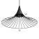 Lamp Bayerlux 40301/1 E27 40W Black 45x45x25-125 cm