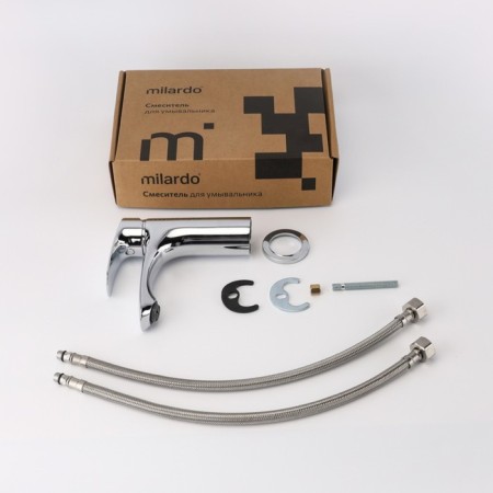 MILARDO RORA RORSB00M01 shell mixer, pour 118 mm, chrome-4