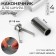 Tip for the cord cylinder, d = 6 × 15 mm, 4 pcs, black nickel color