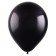 Latex ball 12 ", pastel, set 100 pcs., Black color