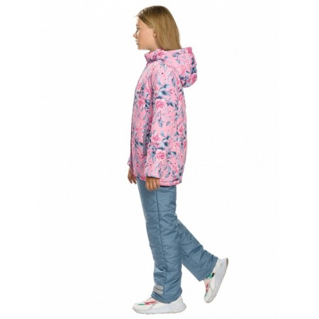 Jacket for girls, height 134 cm, pink color-2