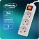 Extension cord Luazon Lighting, 3 sockets, 3 m, 10 a, 2200 watts, 3x1.5 mm2, with salary, with off., B