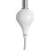 Bra "Bergamo" 1he14 40W Belo-chromovy 23x14x37 cm