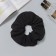 Hair elastic band "Orbit" Classic reaping, 12 cm, black