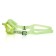 ATEMI M104 swimming glasses, silicone, lightning color