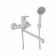 Bath mixer PLSTART PL2205-8, single-leaf, pouring 320 mm, with a shower, white
