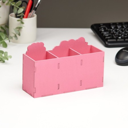 Organizer for the office "Miracles where they believe in them!" 3 departments, 18.7x6.5x11.3 cm-2