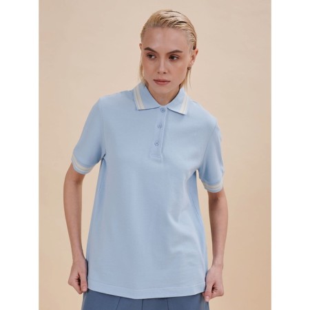 Polo female Pelican, size 44, blue color