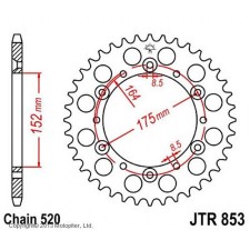 The rear star, driven JTR853 steel, chain 520, 48 teeth