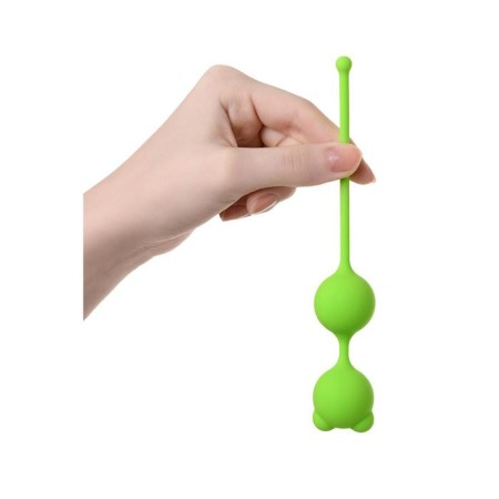 Toyfa A-Toys vaginal balls, silicone, green color, d = 2.7 cm-2
