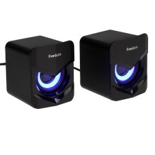 Компьютерные колонки 2.0 ExeGate Accord 200,  2х3Вт, USB, подсветка, черные