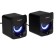 Computer speakers 2.0 Exegate Accord 200, 2x3W, USB, backlight, black