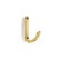 Furniture tundra hook TKD024 Light, two -rod, gold