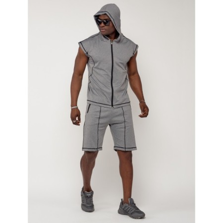 Sports suit men's, size 52-54, light-gray color-4