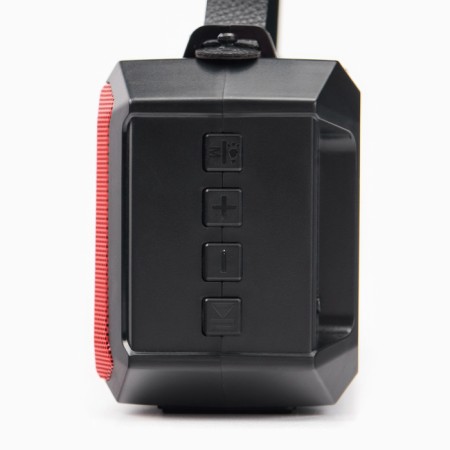 Battery Light, 5W, 1200 Mach, IPX5, Bluetooth, AUX, USB, Radio, Sun Bat, Red-3