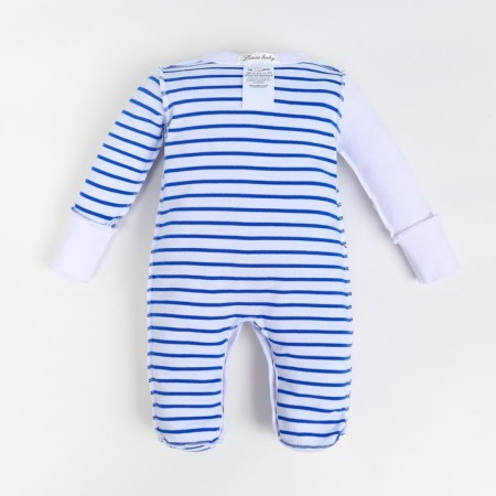 Combineson children, white/blue color, height 68cm-2