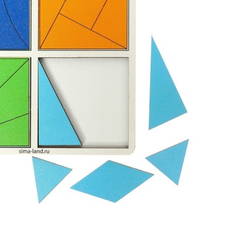 Squares Nikitin 3 level (2 pcs.), 12 squares-1