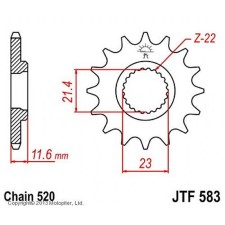 Leading star JT SPROCKETS JTF583-14, chain 520, 14 teeth