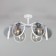 Ceiling lamp in the style of loft Gallo, 60W, E14, 85x85x18.5 cm