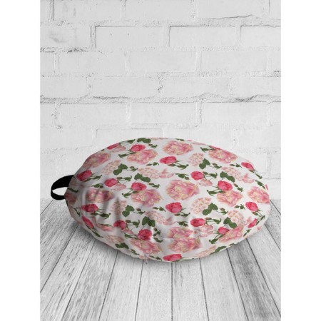 Pillow Siddle "Queen of Flowers", decorative, d = 52 cm-1