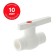 Valfex Optima crane, polypropylene, with a steel core ball, d = 20 mm