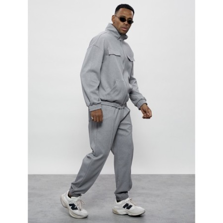 Sports suit men's, size 50, gray color-15