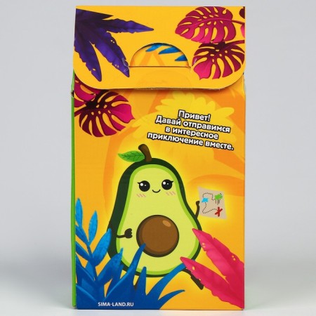 Puzzles with a soft toy "Avocado"-8