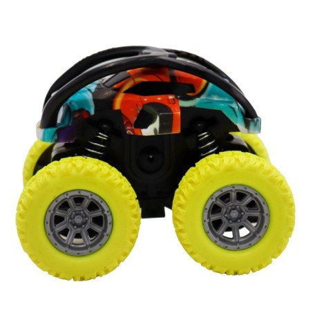 Friction Funky Toys Flood "Cricking", with a print and yellow wheels, 4x4-3