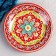 Plant of Rishtan ceramics "Patterns", 28 cm, red