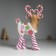 Souvenir Polystone "Deer of sweets with horns-vanies" 18x9.5x29.5 cm