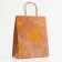 Golden embossing craft package, round handle, "bell" 33 x 25 x 12 cm, 120 g