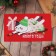Dolyana towel "New Year's cat" 28x46 cm, 100% HL, mitch 164 g/m2