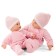 Clothing for a walk, pink, for dolls 30-33 cm