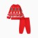 Knitted crumb set "XMAS" Growth 68-74 cm