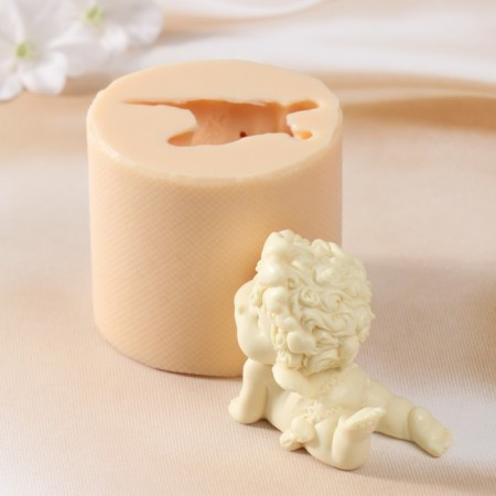Silicone Mold "Angel in Panties" silicone 7x7.5x5.5 cm-1