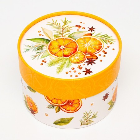 Box for Makarun tube without a window "Mandarin", 12 x 8 cm-3