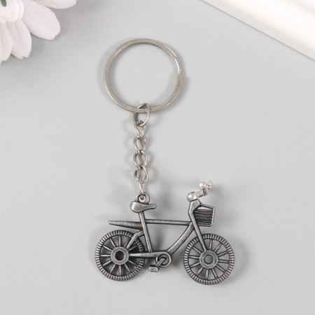 Metal key "bicycle" steering wheel spin 3.3x4.7 cm-2