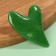 Guasha massage "Bird", 5.7 × 8 cm, green color